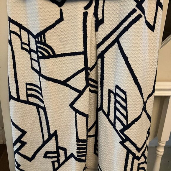 Navy and White Summer Dress - Picture 3 of 12